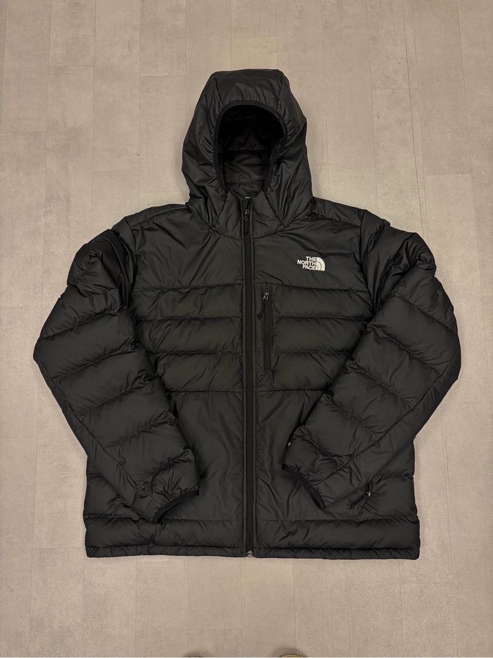 The North Face Men’s Black Hooded Puffer Jacket